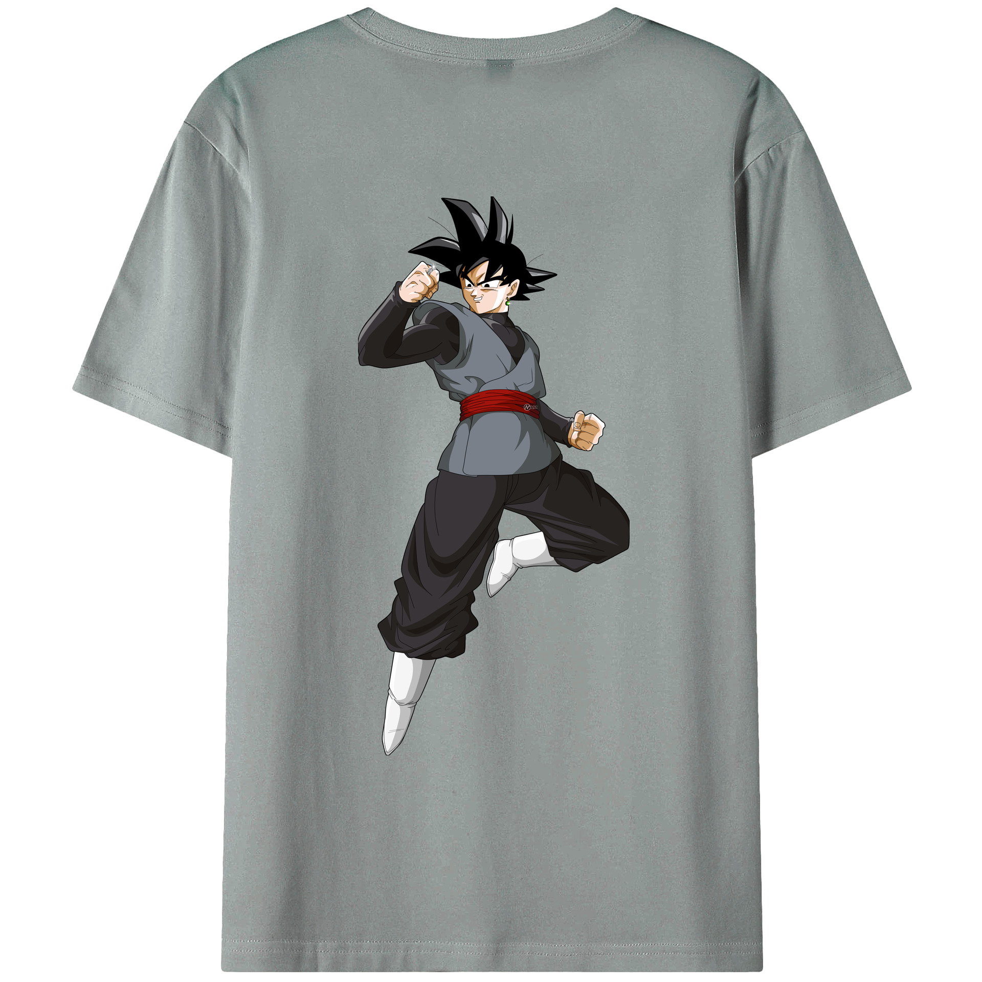 （画像用） ドラゴンボール ベジータ四世（Bejīta Yonsei）DRAGON BALL Vegeta IV 綿100％ メンズ半袖Tシャツ（バックプリント） 通気性